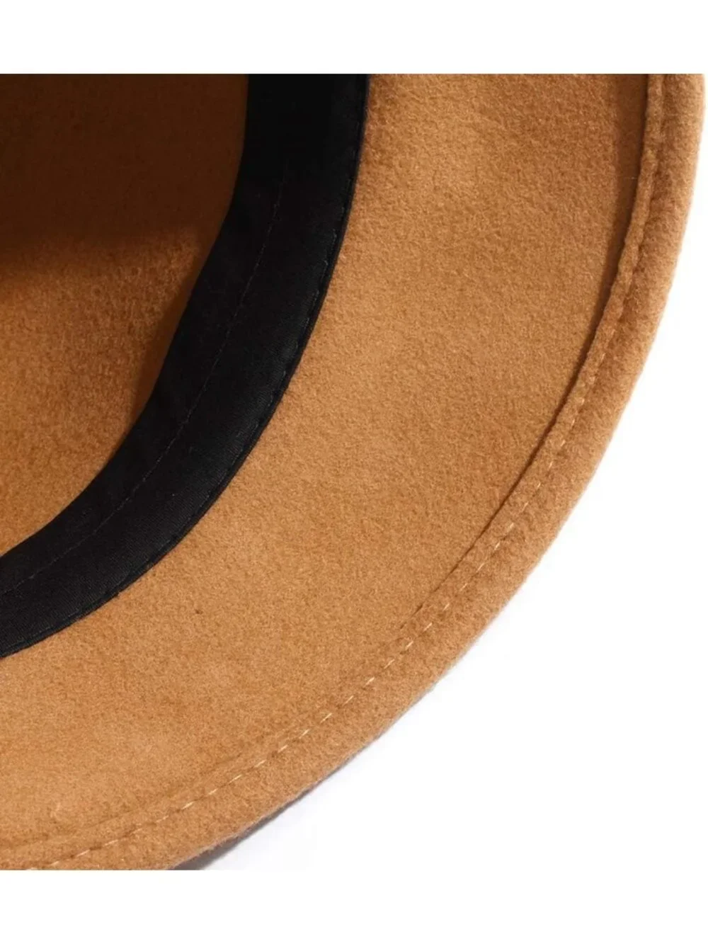 Vintage Wool Felt Bucket Hat for Women - Cloche Fedora Winter Bowler with Bow